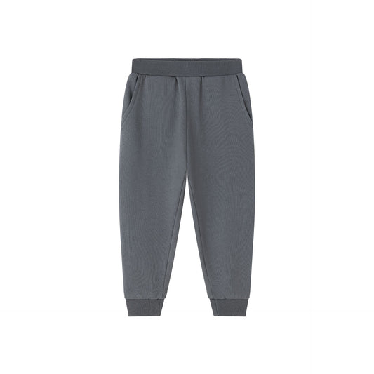 👶👖 Pantalón deportivo básico bebé niño | Gris oscuro | 6-30M- BBV64070
