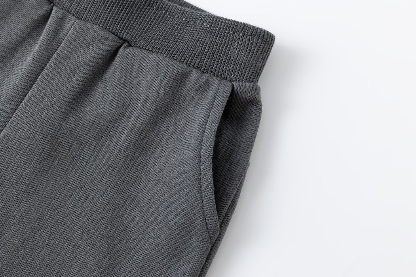 👶👖 Pantalón deportivo básico bebé niño | Gris oscuro | 6-30M- BBV64070