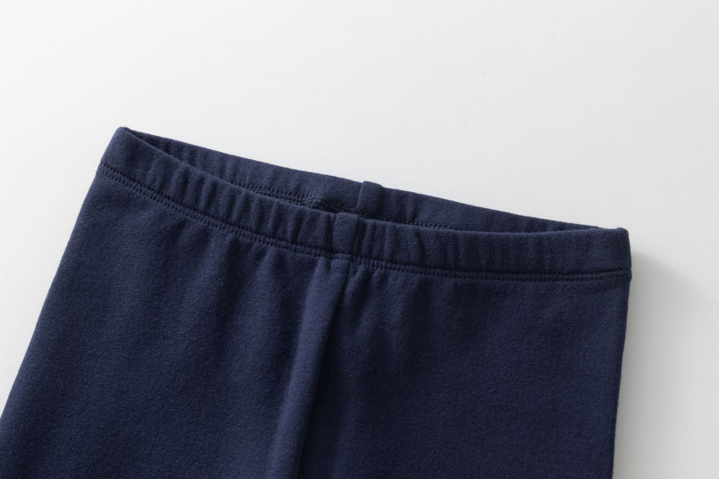 👶 Legging básico bebé niña azul marino felpa perchada | 6-24M - BGI64536