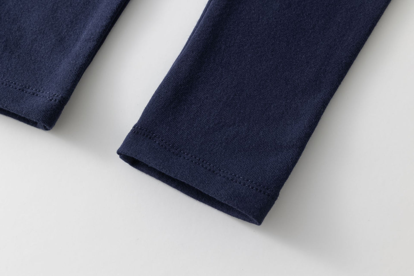 👶 Legging básico bebé niña azul marino felpa perchada | 6-24M - BGI64536