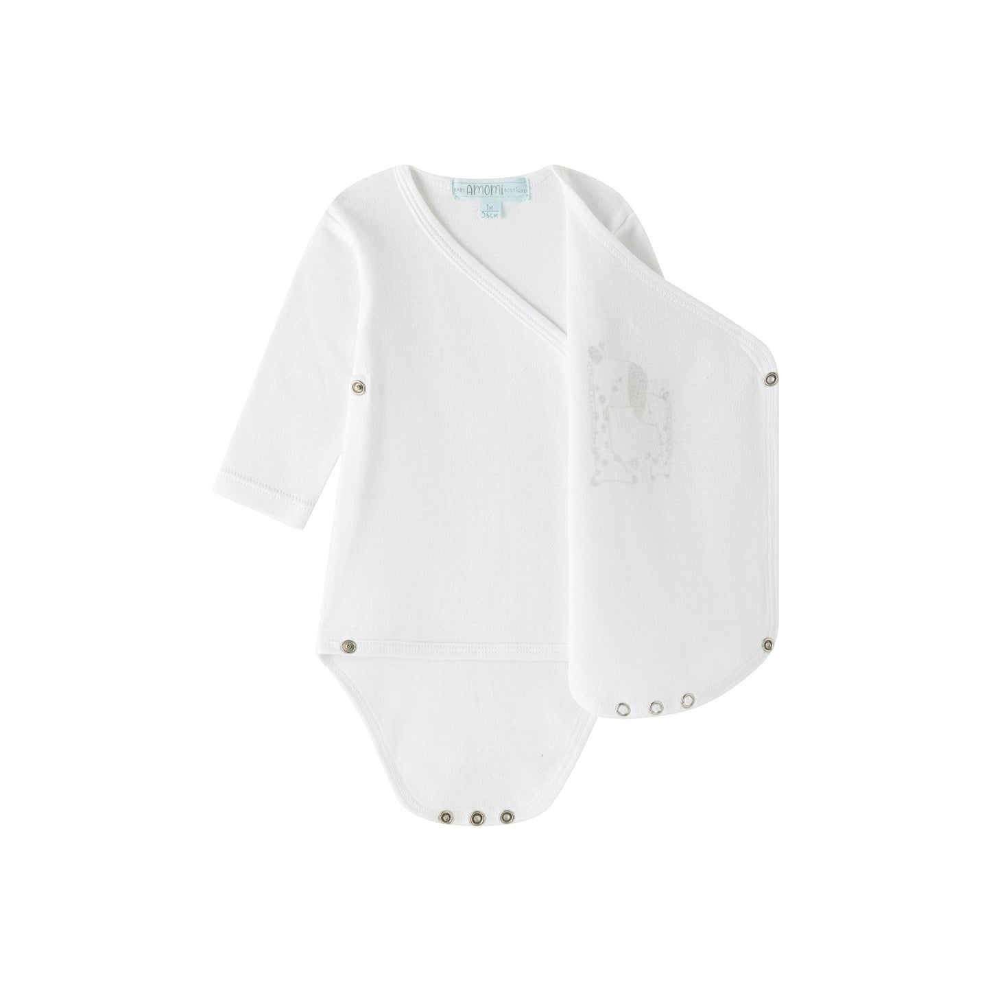 Pack 2 Bodies Bebé Manga Larga Estampados Jirafas y Palmeras 0-9 meses