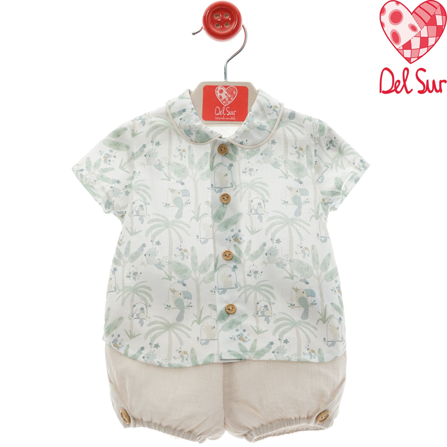 Conjunto camisa y bombacho Familia Bali DEL SUR