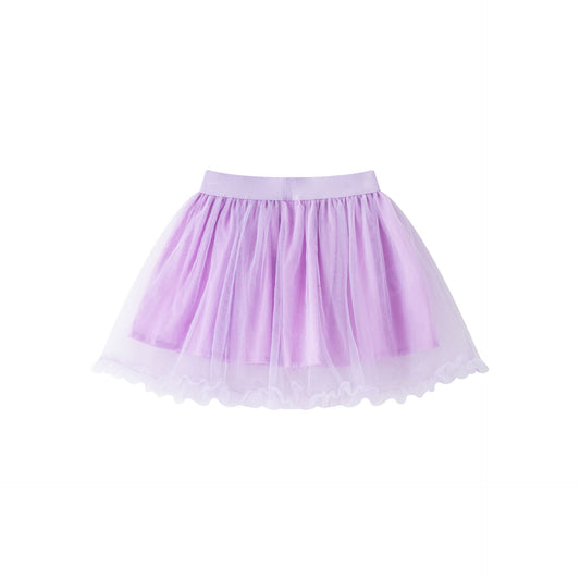 Falda de tul lila con cintura elástica niña | 2-6 años
