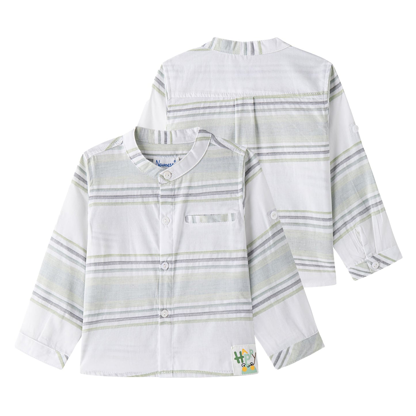 Camisa M/L bebe Cuello Mao 6-24 meses BBV95012