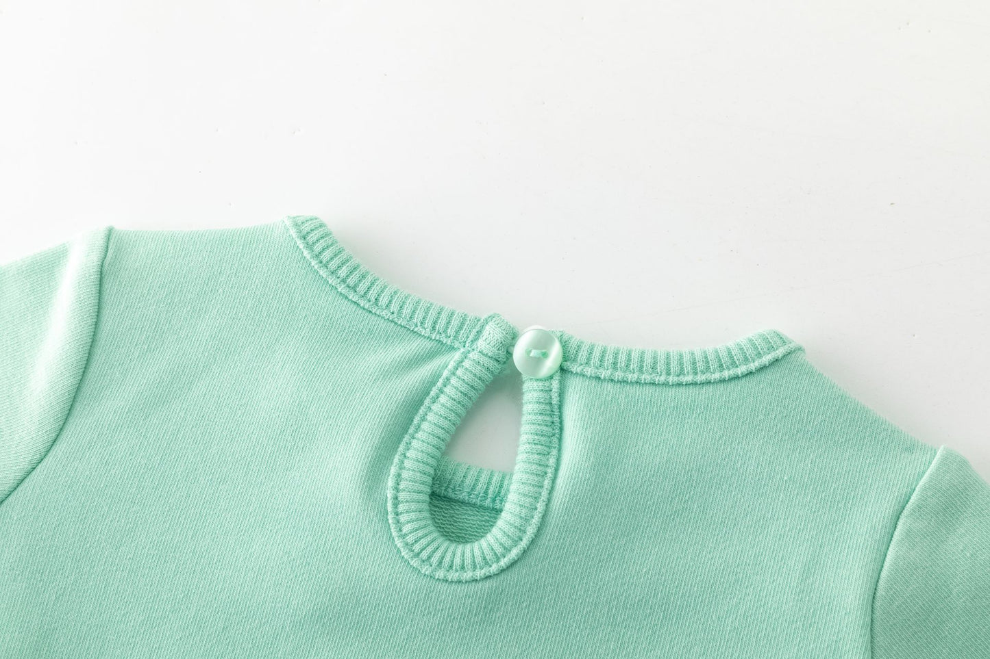 👶🌸 Conjunto bebé niña sudadera + jegging flores | Verde 6-24M - BGI65507
