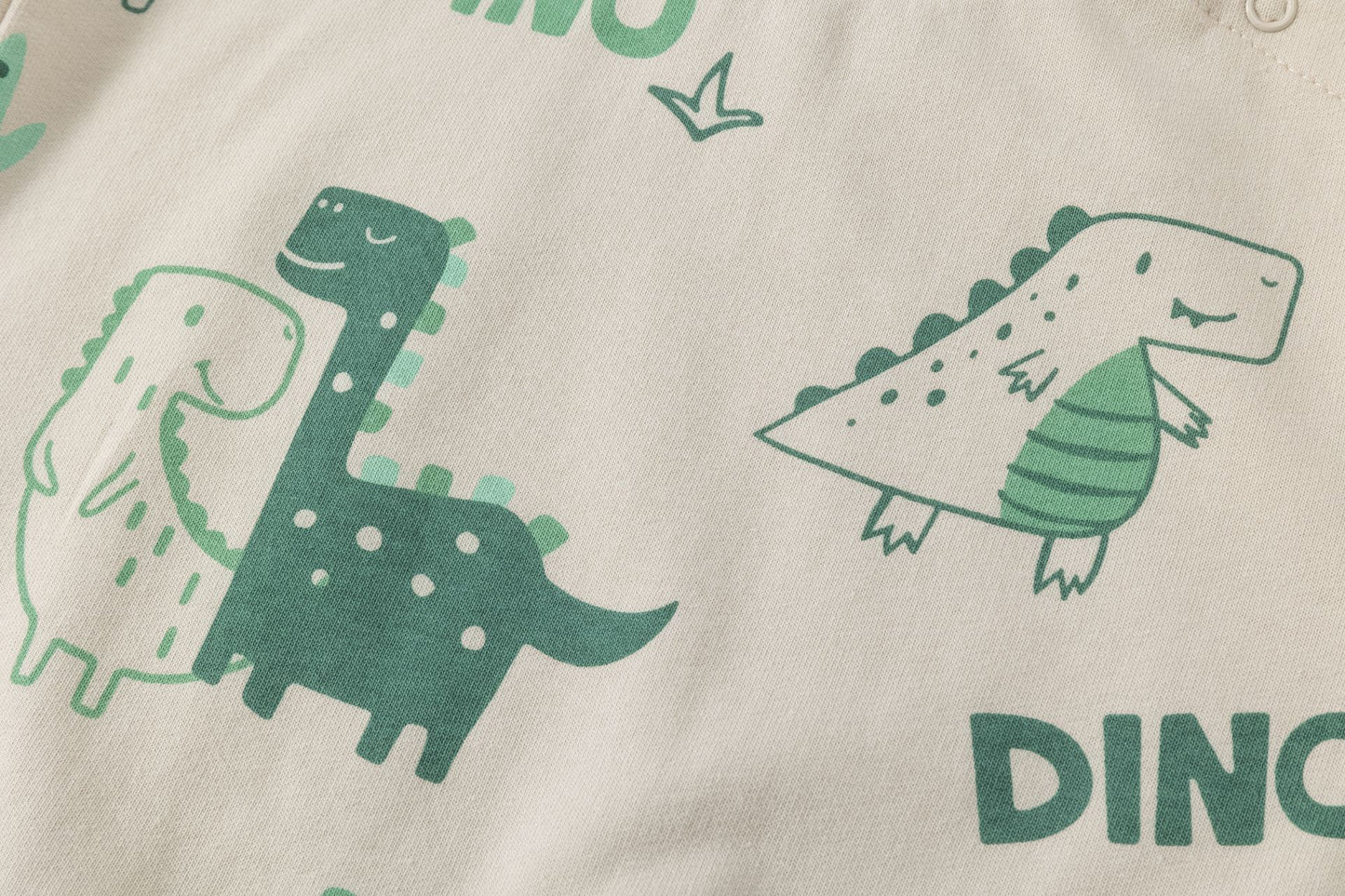 Sudadera Bebé Niño Beige con Estampado Dinosaurios 🦖 | 6-24M BBI65001