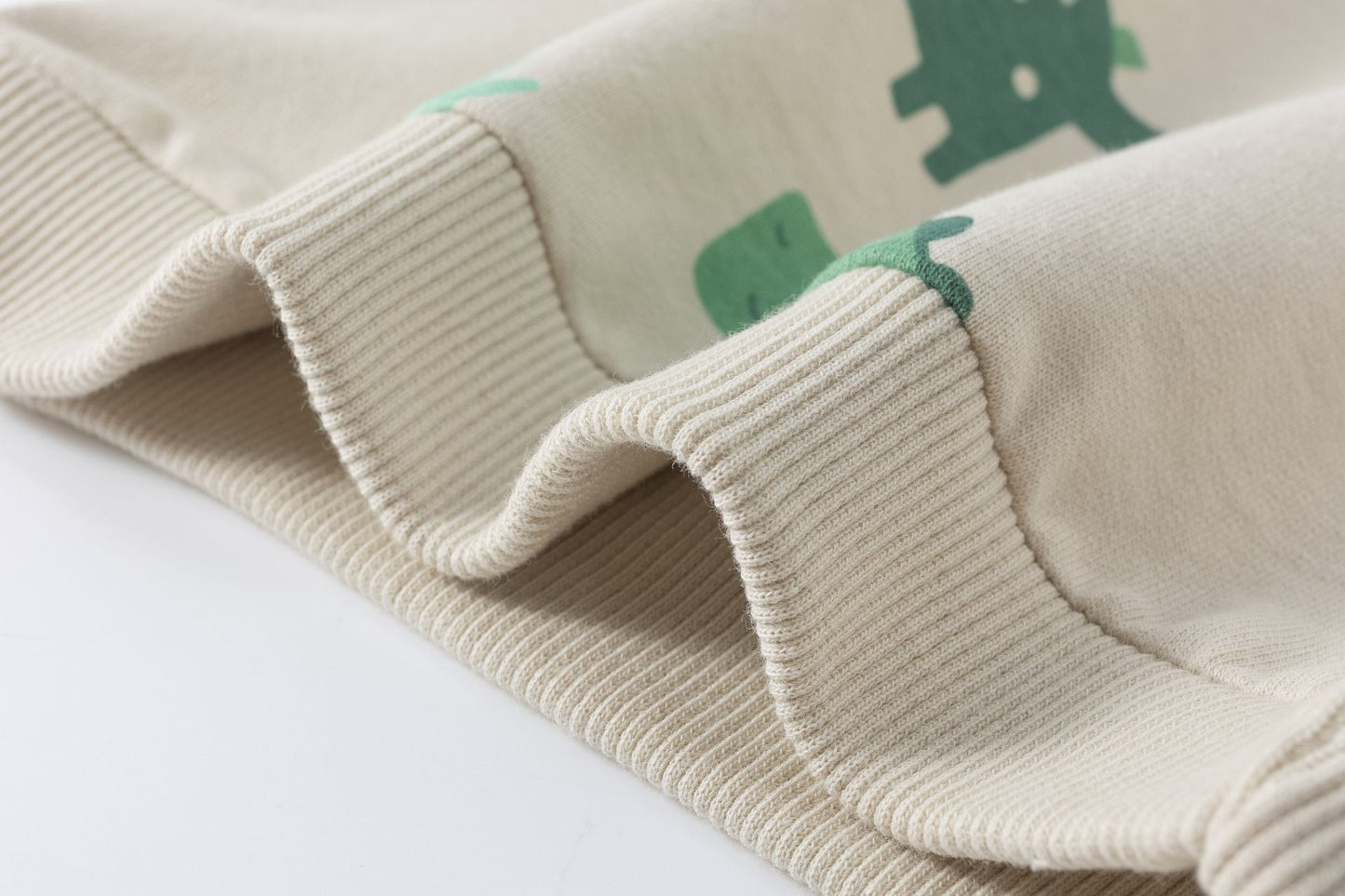 Sudadera Bebé Niño Beige con Estampado Dinosaurios 🦖 | 6-24M BBI65001