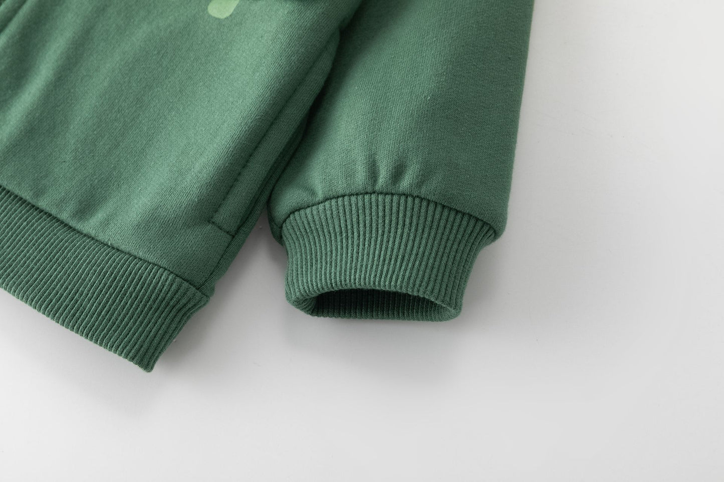 🦖🧥 Chaqueta con capucha bebé niño perchada | Verde | 6-24M - BBI65004