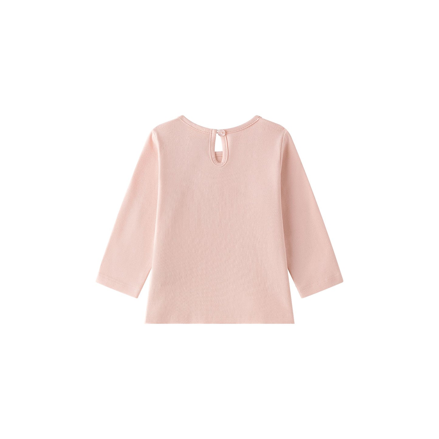 🌺 Camiseta bebé niña manga larga coral con flores | 6-24M - BGI65524