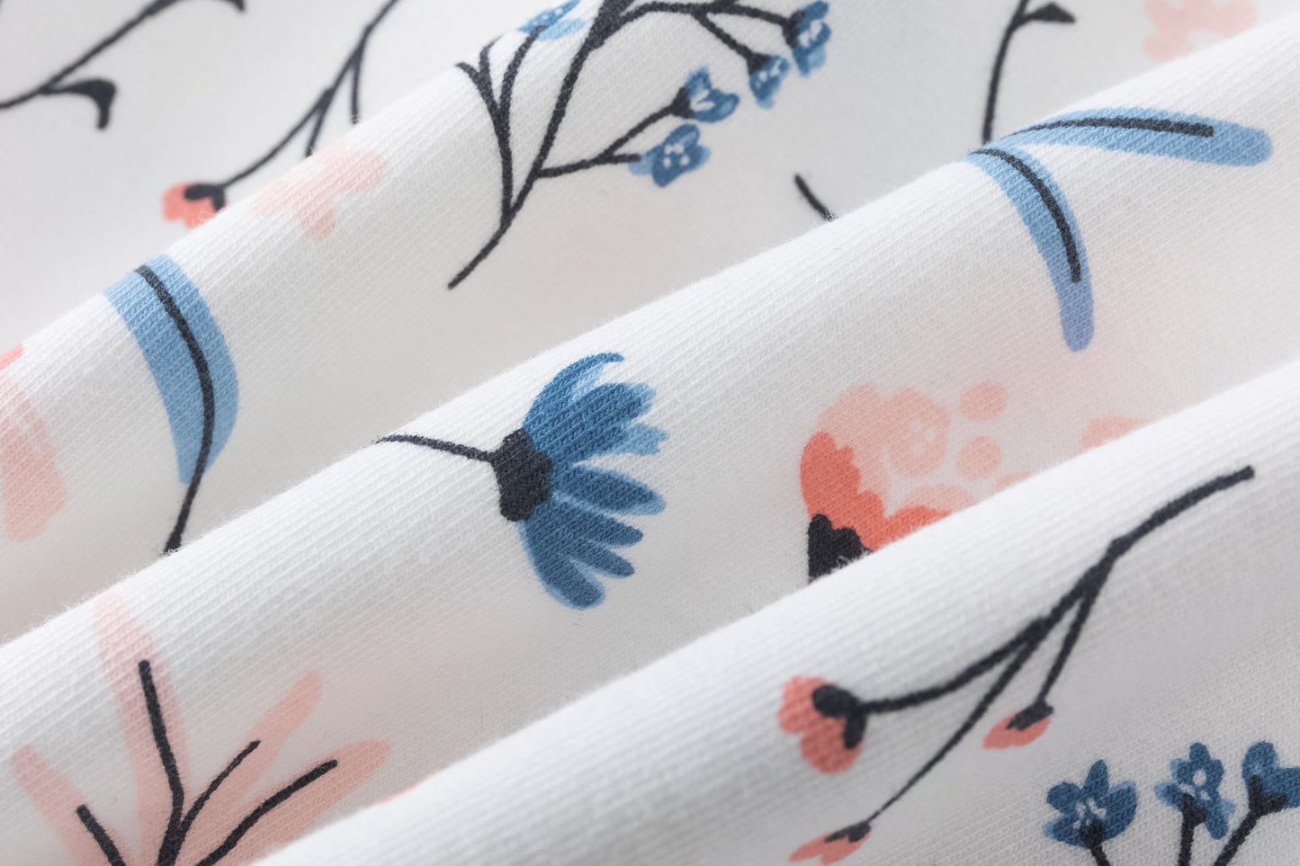 🌸 Sudadera bebé niña con mangas globo y volante floral | 6-24M- BGI65526