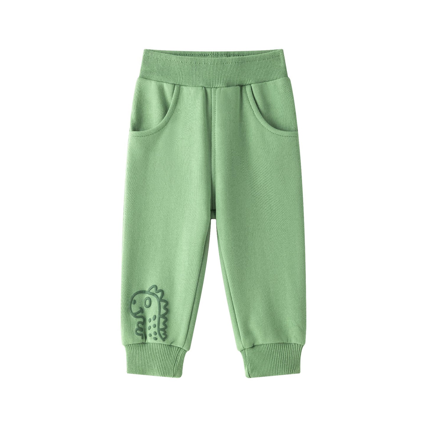 🦖👶 Conjunto bebé niño sudadera + pantalón dinos | Beige/Verde 6-24M -BBI65012