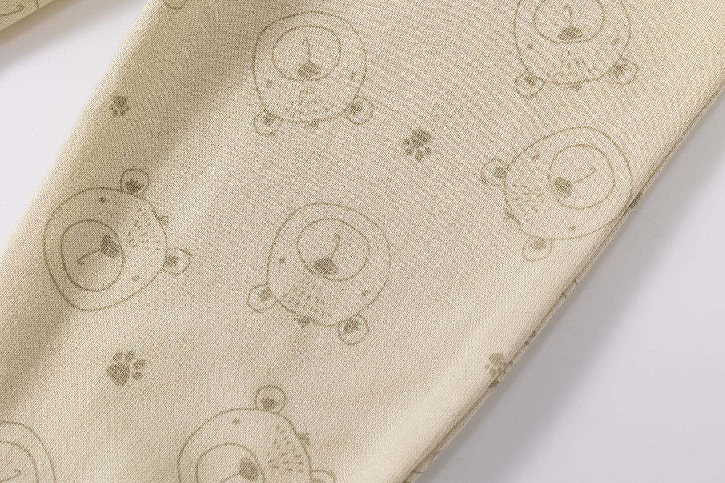 Pantalón Deportivo Bebé Niño Camel con Estampado Ositos (6-24M) 🐻👶
