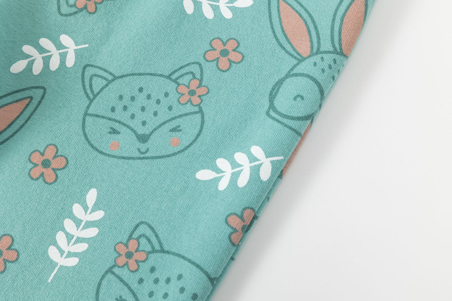 Jegging afelpado verde con estampado de conejitos niña 2-6 años 🐰💚
