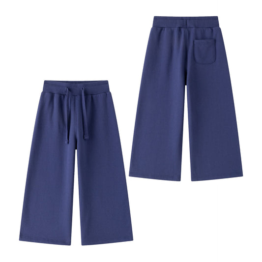 Pantalón Culotte Afelpado Niña – Cintura Elástica (2-6 años) 🌙