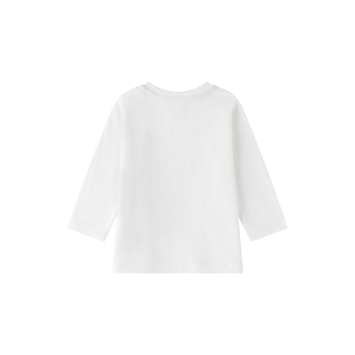 Camiseta Bebé Niño Manga Larga Blanca con Ositos 🤍 | 6-24M BBI65026