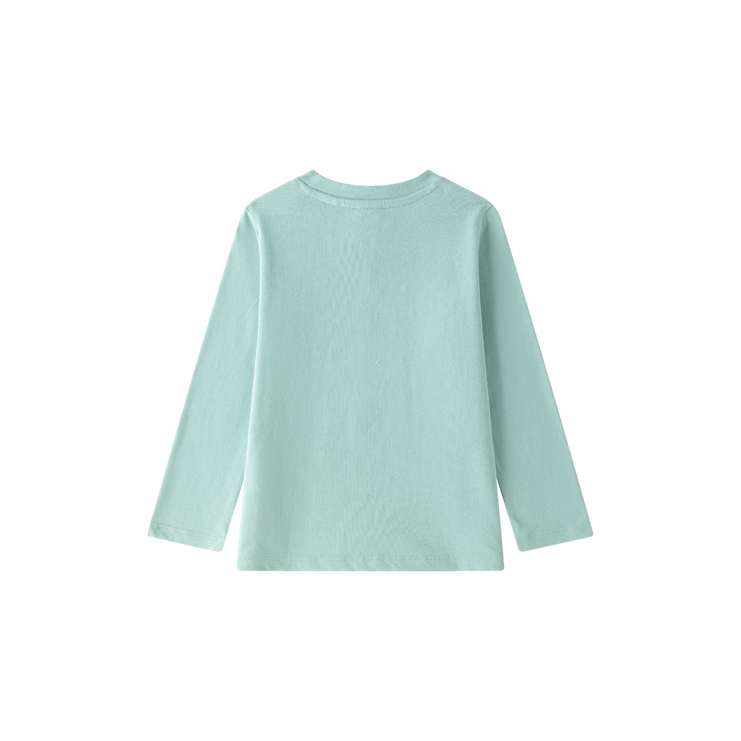 Camiseta niño manga larga verde con gráfico de ositos | 2-6 años