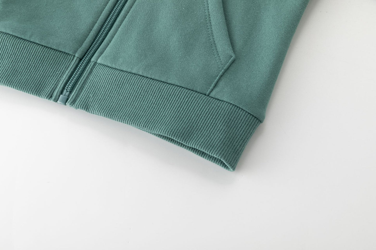 Conjunto bebé niño chaqueta con capucha y pantalón felpa verde | 2-6 años