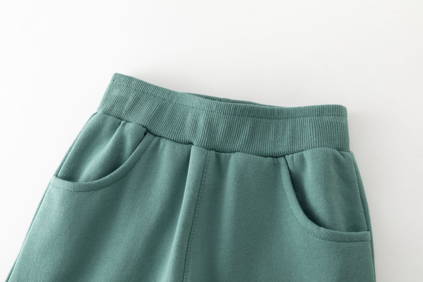 Conjunto bebé niño chaqueta con capucha y pantalón felpa verde | 2-6 años