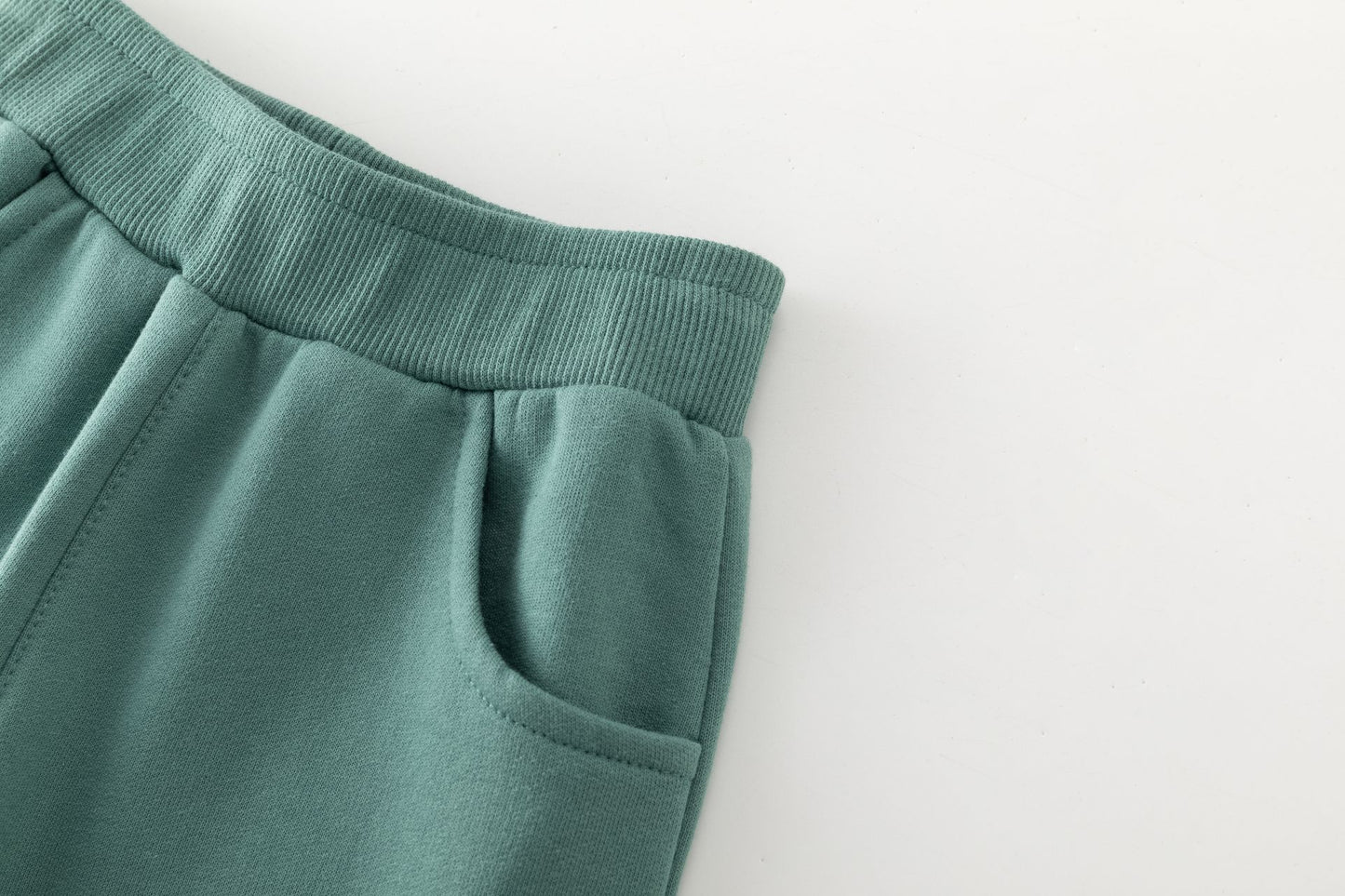 Conjunto bebé niño chaqueta con capucha y pantalón felpa verde | 2-6 años