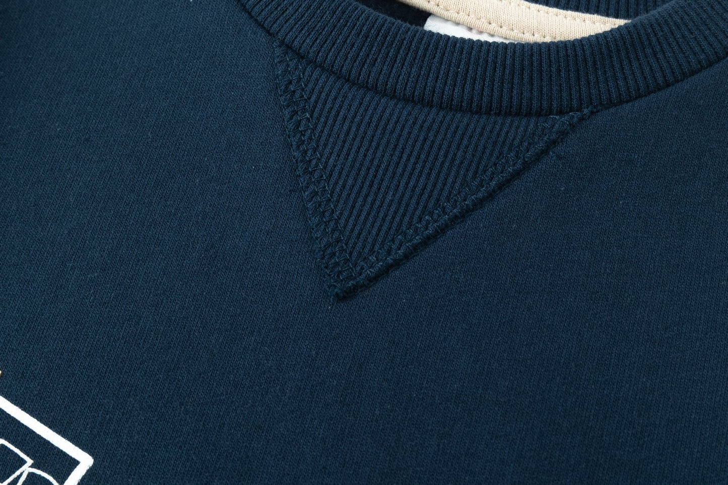 Conjunto bebé niño sudadera perrito y pantalón largo felpa perchada | Marino | 2-6 años