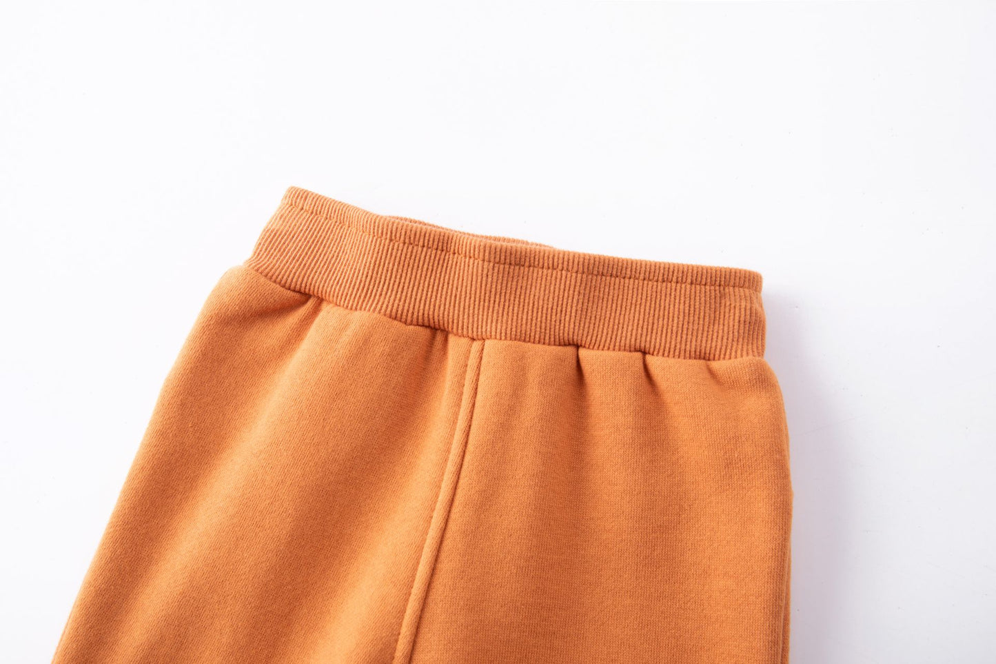Conjunto Bebé Niño – Sudadera Felpa con Osito y Pantalón Largo Afelpado (6-24M) 🧡🐻