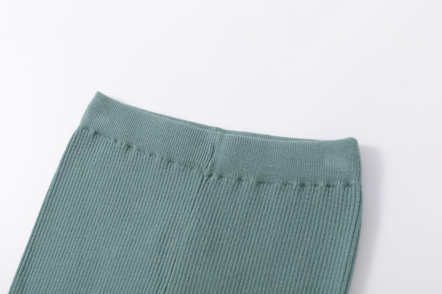 Legging Punto Rib Niña – Cintura Elástica (2-6 años) 💚 JGI85767