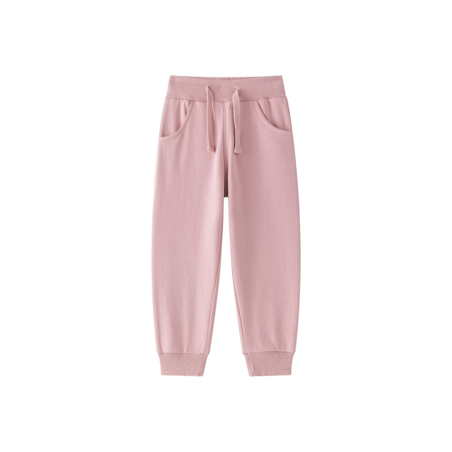 Conjunto niña sudadera y pantalón rosa con dibujo de conejito | 2-6 años