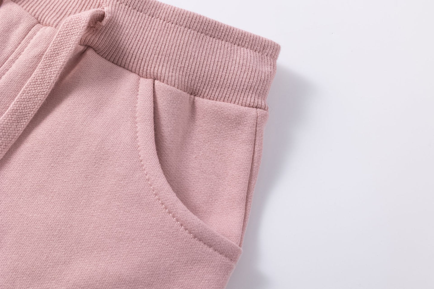 Conjunto niña sudadera y pantalón rosa con dibujo de conejito | 2-6 años