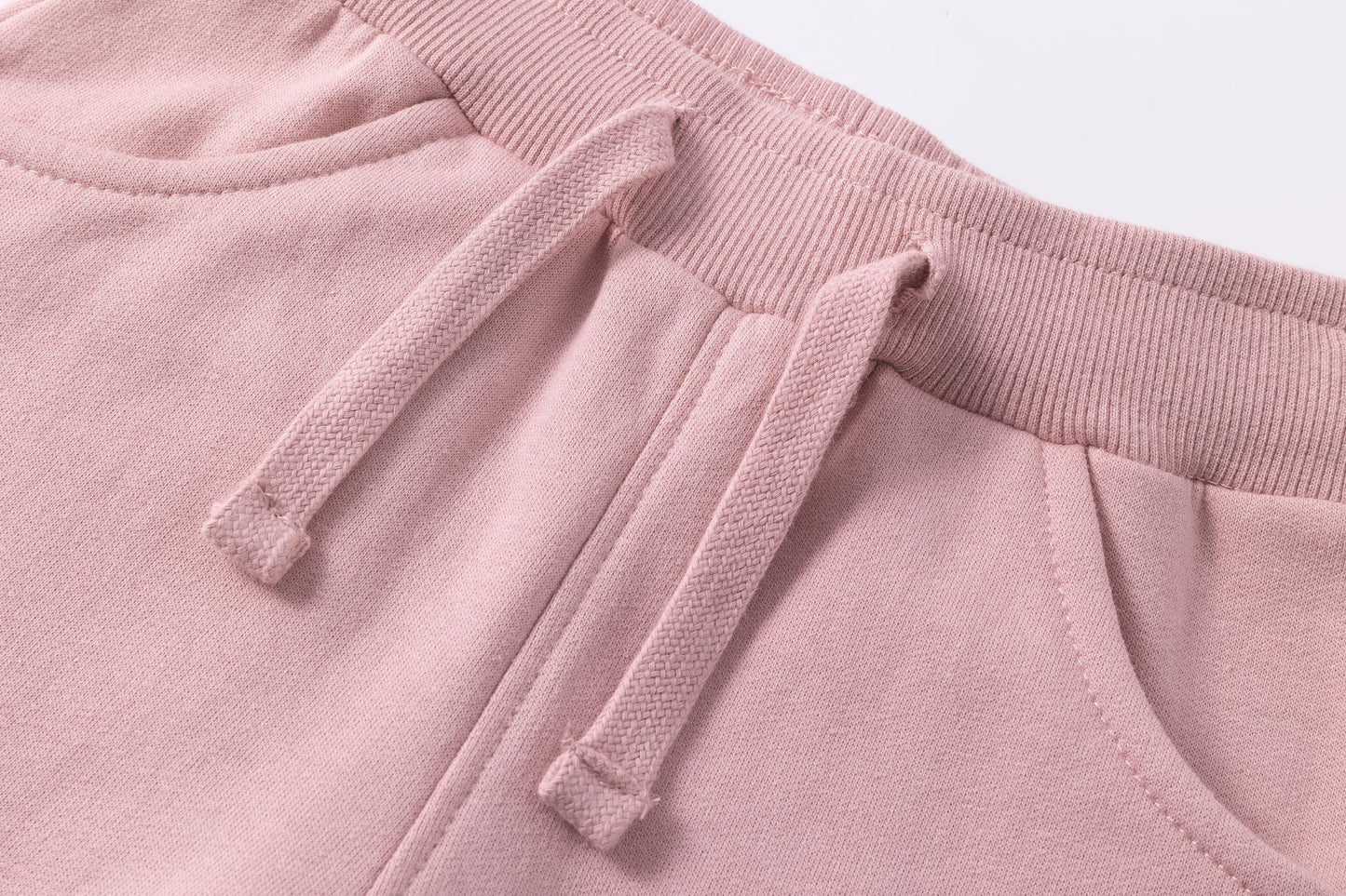 Conjunto niña sudadera y pantalón rosa con dibujo de conejito | 2-6 años