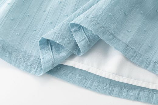 Vestido de Ceremonia Niña Plumeti con Lazo