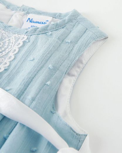 Ranita de Vestir Bebé Azul con Lazos