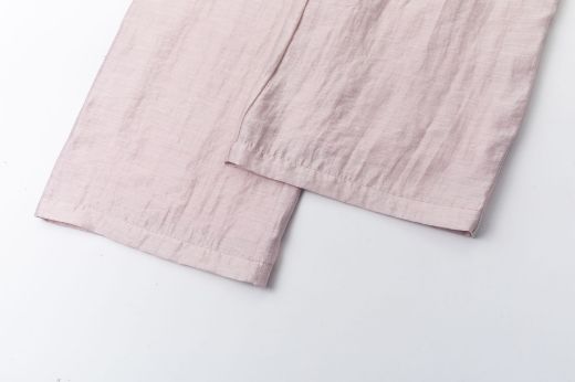 Mono de Ceremonia Niña Rosa Empolvado Asimétrico