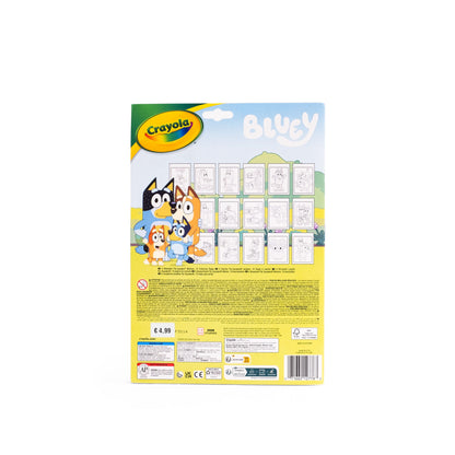Crayola Libro para Colorear y Pegar de Bluey - ¡Diversión Creativa para los Pequeños!