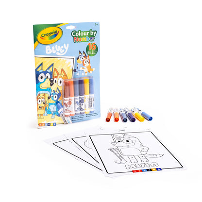 Crayola Libro para Colorear y Pegar de Bluey - ¡Diversión Creativa para los Pequeños!