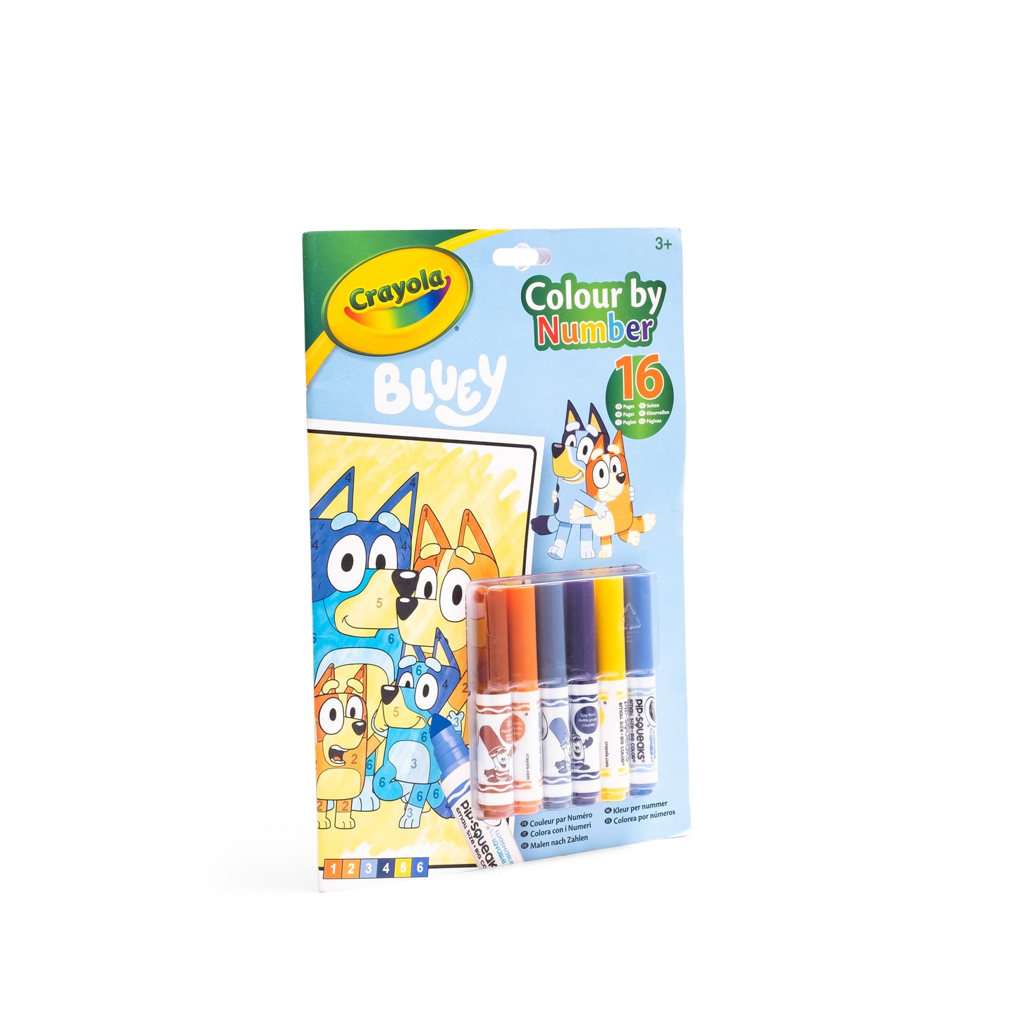 Crayola Libro para Colorear y Pegar de Bluey - ¡Diversión Creativa para los Pequeños!