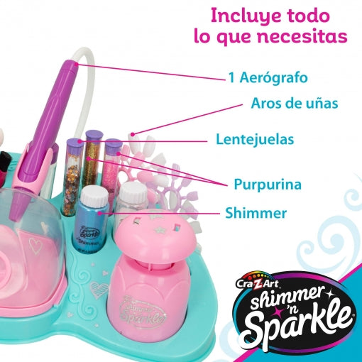 Cra-z-art Estudio Uñas Shimmer 'n Sparkle +8 años