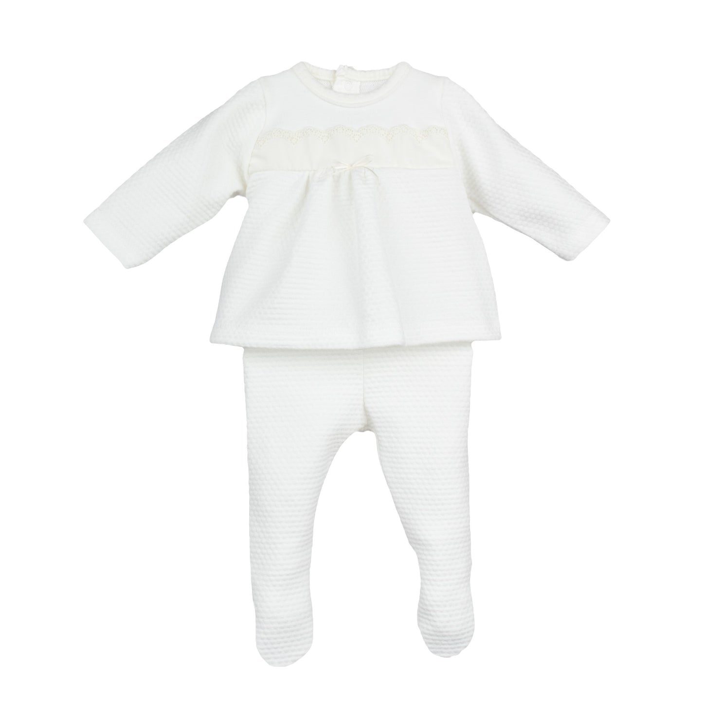 Conjunto polaina Cabriel crudo 00-3 meses