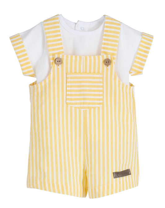 Conjunto Peto con Camiseta Frisa Calamaro – Bebé 1-36 Meses