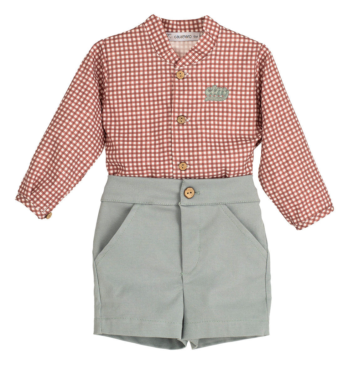 Conjunto Pantalón Siroco Calamaro | Niño 6 meses a 6 años | Camisa y pantalón