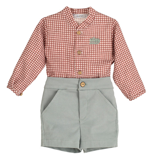 Conjunto Pantalón Siroco Calamaro | Niño 6 meses a 6 años | Camisa y pantalón