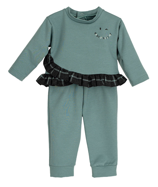 Conjunto Sport Zonda Calamaro | Sudadera y pantalón niña | 96% algodón | 3 meses a 6 años