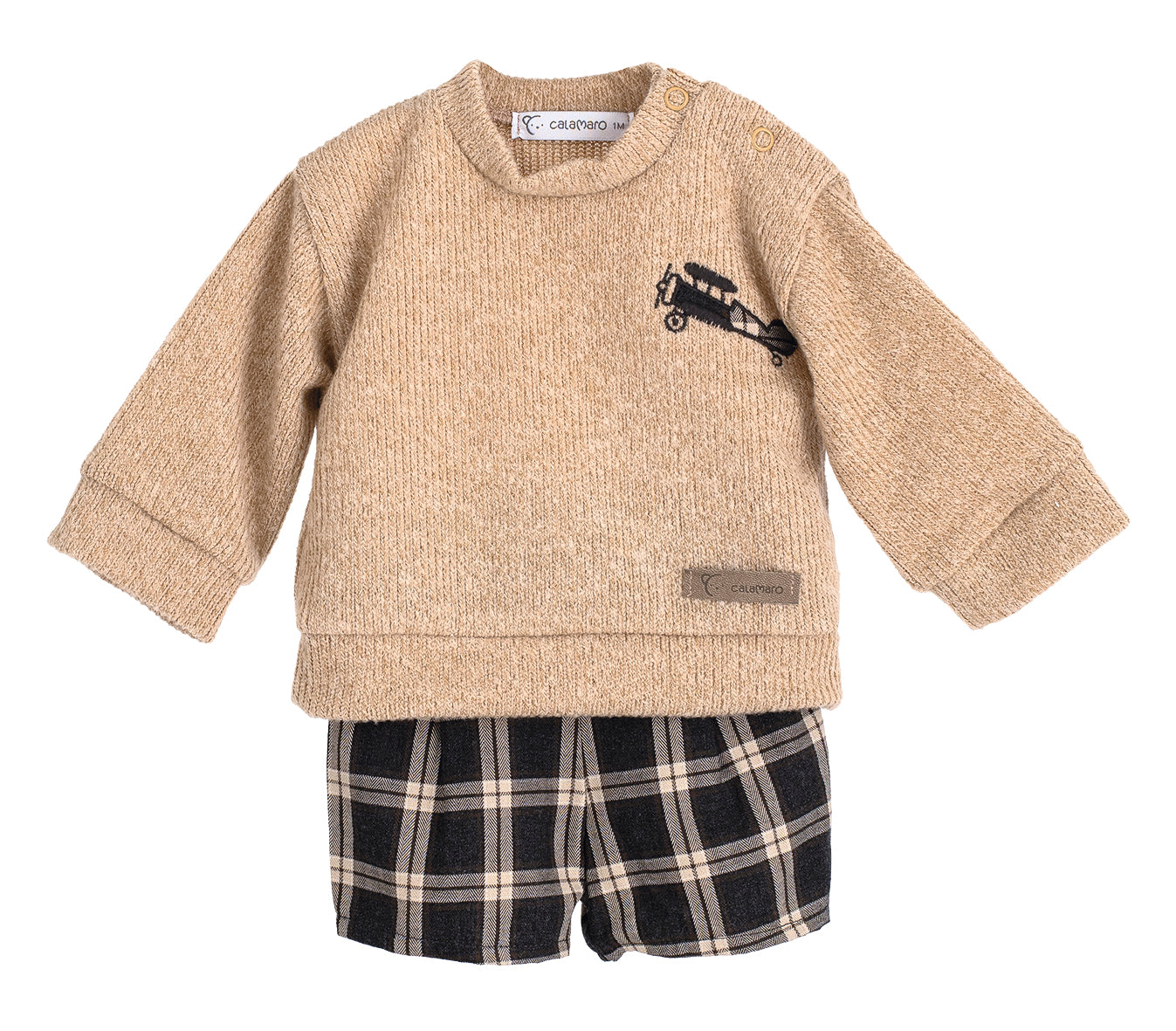 Conjunto Pololo Tramontana niño bebé Calamaro 1-36 meses 86% algodón