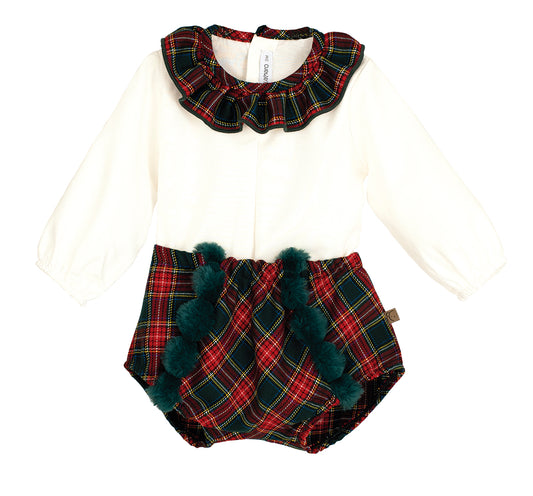Conjunto Pololo Galerna Navidad Niña Bebé 3-36 Meses | Calamaro