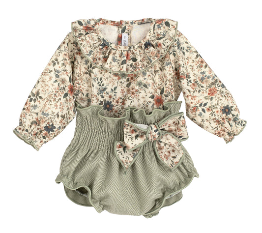 Conjunto Pololo Excellentt Bise Niña 1-36 Meses | Calamaro