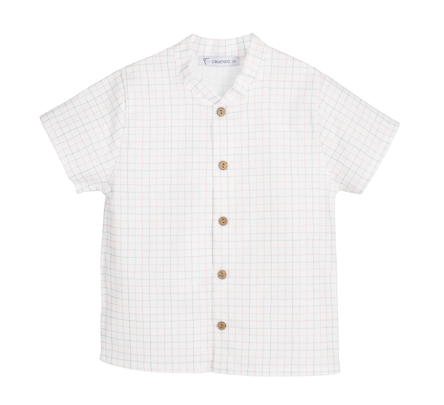 Conjunto niño Colección Mumbai Calamaro – camisa y pantalón corto 3-6 años