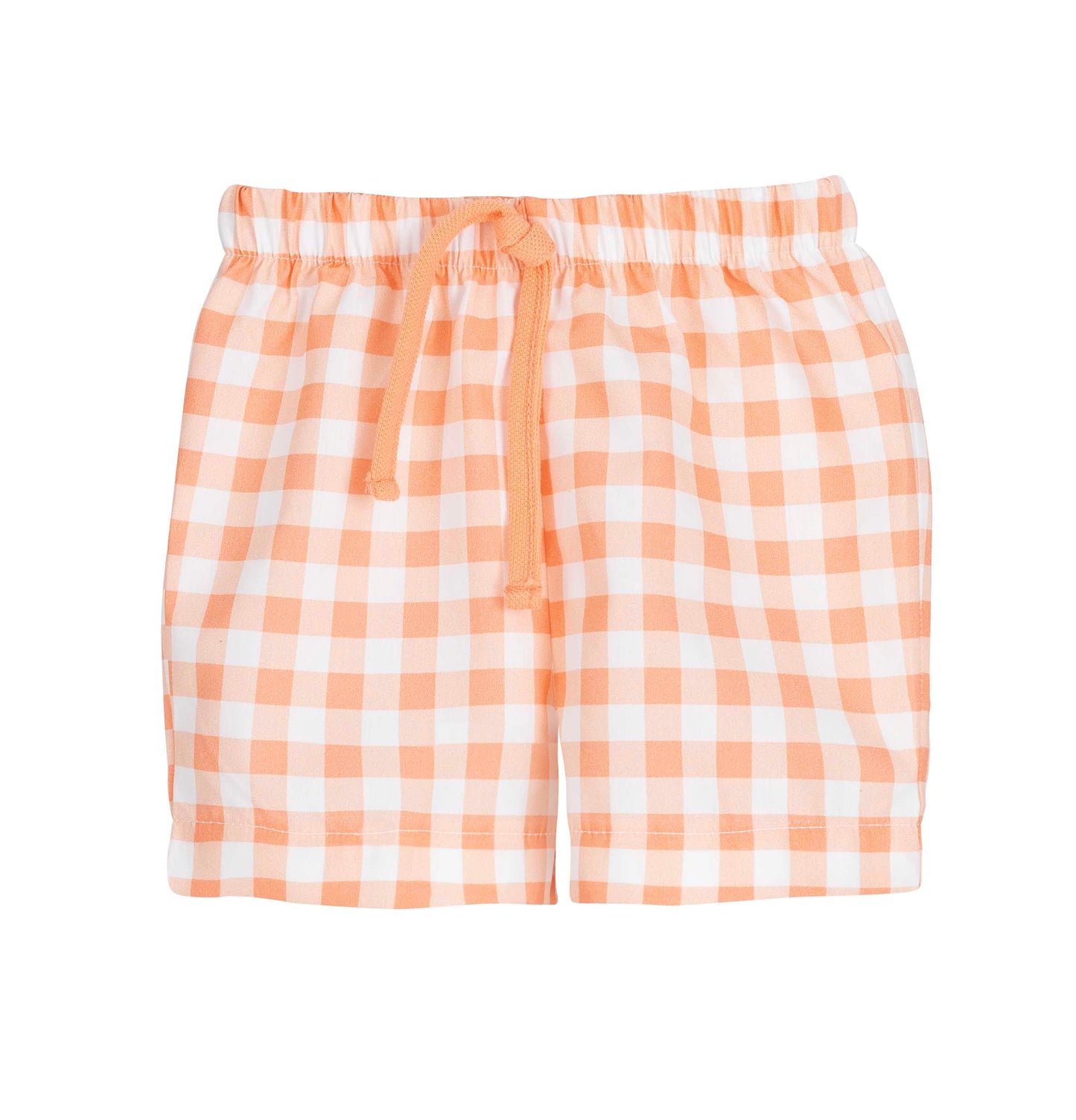 Conjunto niño camiseta y pantalón cuadros naranja Familia Baño Calamaro 6 meses–6 años