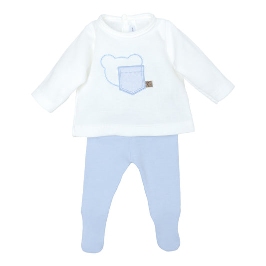 Conjunto Polaina Familia Laza azul  Calamaro | Primera Puesta