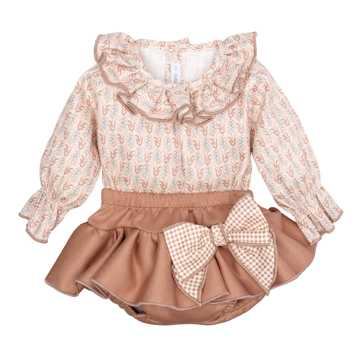 🤎 Conjunto pololo estampado floral – Familia Meis