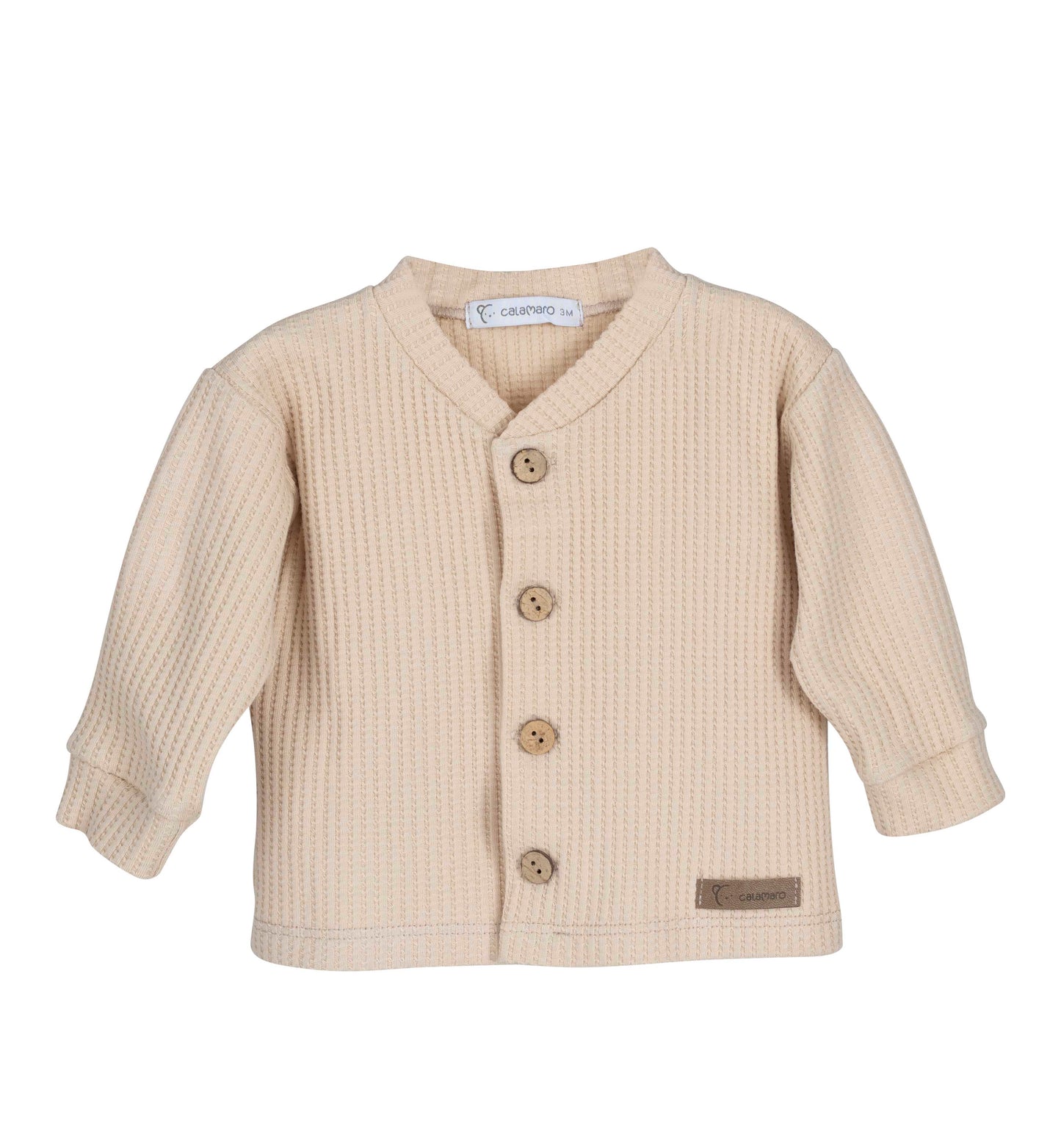 Chaqueta Rodas arena básica bebé Calamaro 3-36 meses