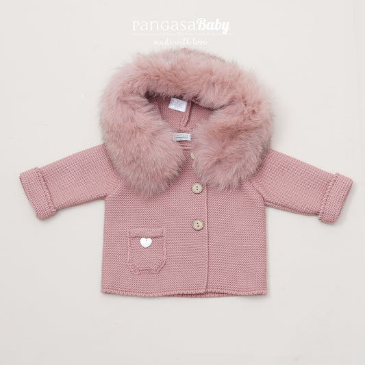 Trenka Luxury Pelo Rose Pangasa Baby 🌸 Abrigo suave y amoroso para tu peque